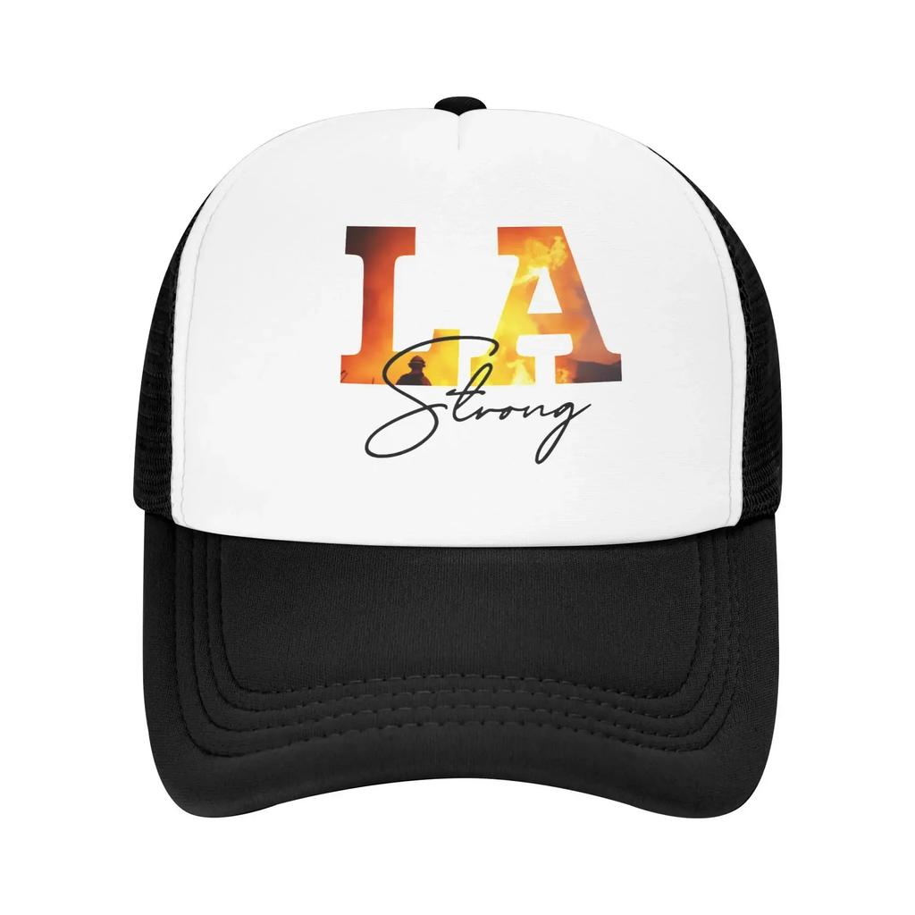 LA CALIFORNIA STRONG Сетчатые бейсболки для пожарных, для походов, женские, мужские, персонализированные, мужская пляжная панама, кепка тракер
