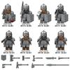 12CM 20pcs Medieval Military Lord Of Elven Guard Army Orcs Dwarves Warriors The Rings Children Mini Assembled Building Block Figures