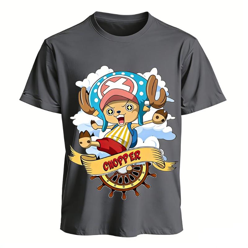 Streetwear One Piece Chopper Anime T Shirt Men Women Cotton Short Sleeve Tee Tops Casual Graphic Tee Y2k Clothes 2026 Summer New