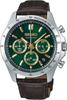 SEIKO Second Chronograph Quartz Watch SBTR017 Green Brown Leather [Seiko] 1/5 Мужские []