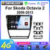 Android 12 Car Radio For Skoda Octavia 2 A5 2007-2014 2 Din GPS 4G Carplay Auto Stereo DVD Intelligent Systems Smart Autoradio