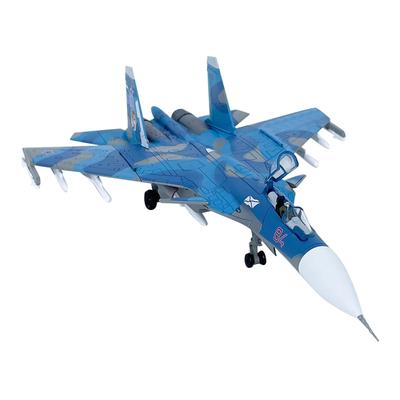 Масштаб 1/100 Модель истребителя Су-33 ВМФ России из сплава Коллекционная