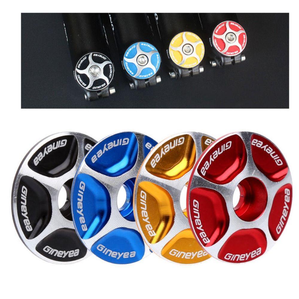 Black Red Blue Gold Bike Headset Cover Aluminum Alloy Bike Stem Accessories Outdoor Sports