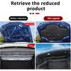 Совместимо Для Honda Accord 8-го поколения CP CS Inspire 2008~2012 Автомобильная шумоизоляционная и теплоизоляционная хлопковая подкладка капота двигателя Внутренние аксессуары(черный)