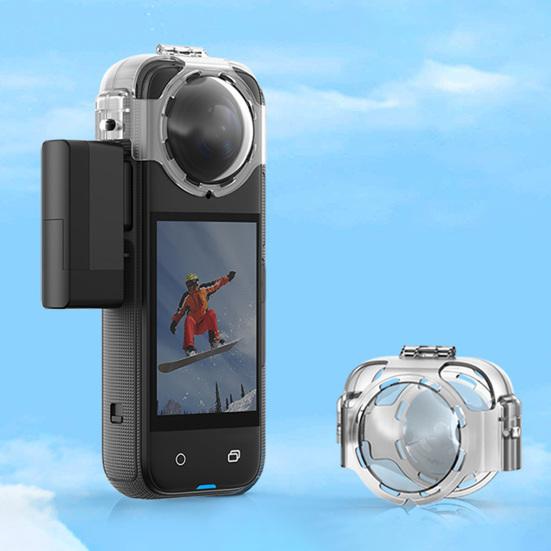 Защитная крышка объектива камеры для Insta360 X4 Легкая быстросъемная спортивная