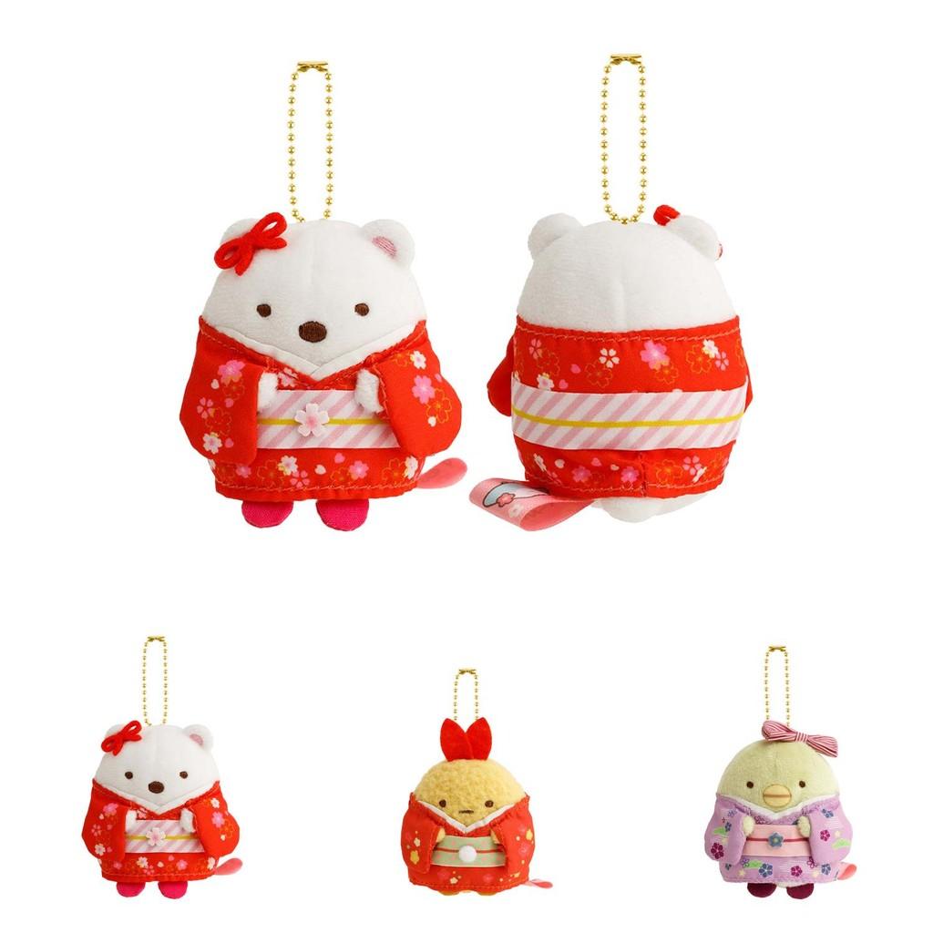 Adorable Japanese Corner Creatures Plush Keychain Soft Cartoon Cat Doll Gifts