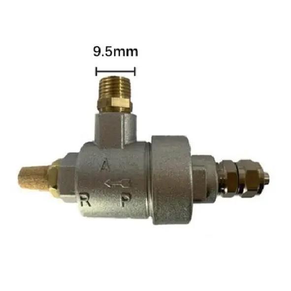 1 шт. быстроразъемный клапан запасные части для шиномонтажного станка металлический быстроразъемный клапан для шинорезного станка запасная часть шиномонтажного станка