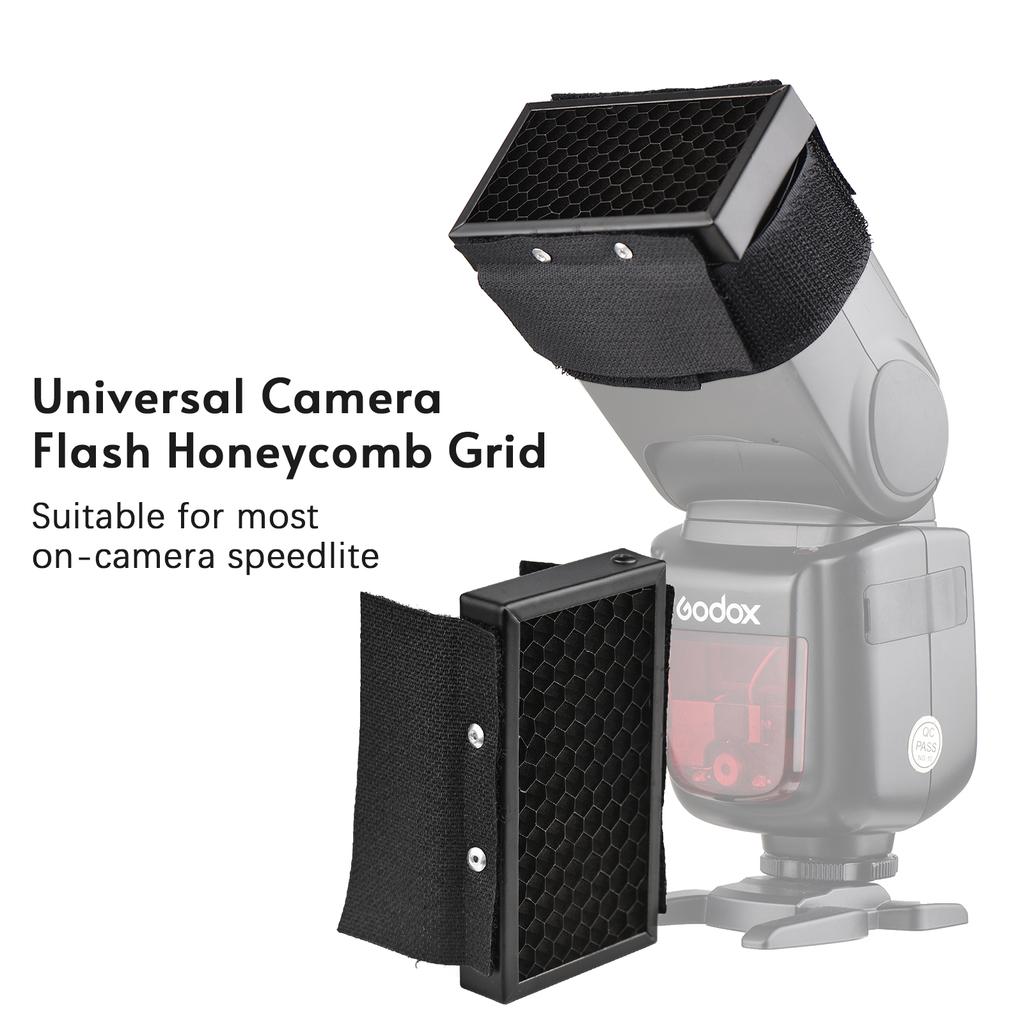 Universal Camera Flash Honeycomb Grid Metal Accessory Replacement for Canon Nikon Sony Godox Yongnuo Speedlite Easy