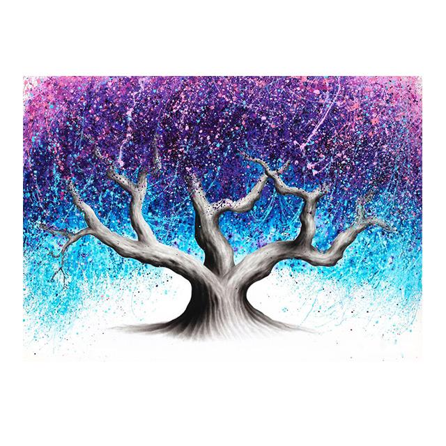 Abstract Graffiti Artist's Work Colorful Trees Prints Poster Canvas Painting Modern Wall Pictures Living Room Bedroom Home Decor