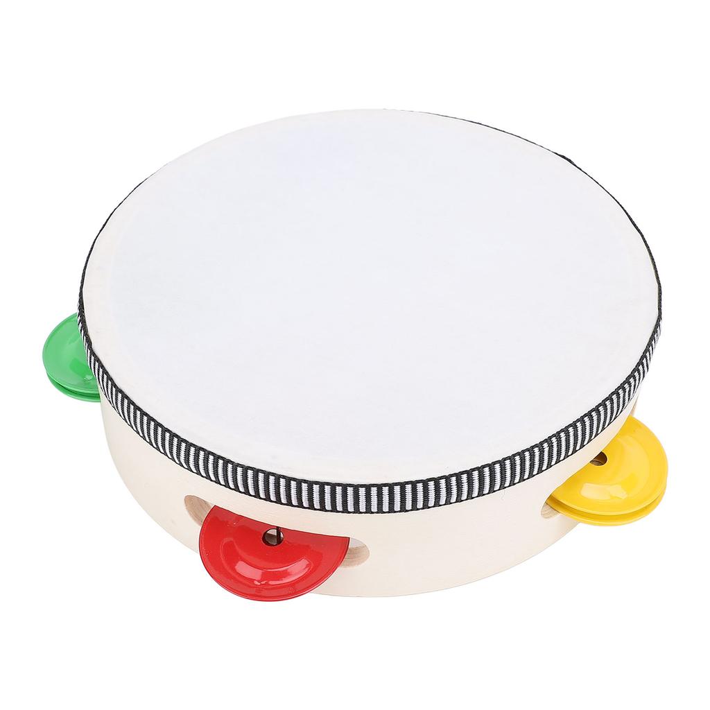 Тамбурин барабан для детей и взрослых ручной музыкальный образовательный ударный инструмент 6 дюймов