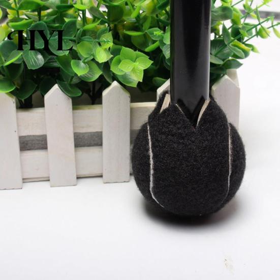 Sound Absorbing Chair Pads 4 Pcs Pre-Cut Walker Tennis Balls for Furniture Legs Floor Pre-cut Ball Protection Universal Leg Felt Pad Glide Coverings