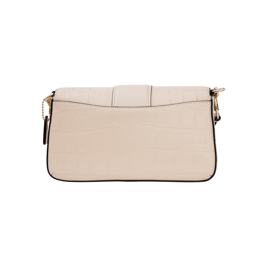 Новая женская мини-сумка COACH Grace из кожи с тиснением под крокодила, сумка через плечо, сумка кроссбоди, белая слоновая кость CF374-IMIVO