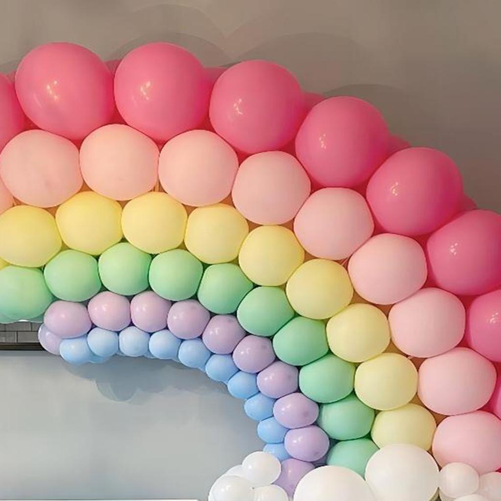 Macaron Радужные воздушные шары, комплект гирлянд, вечерние латексные конфетные шары для детского душа, свадьбы, дня рождения, детские игрушки