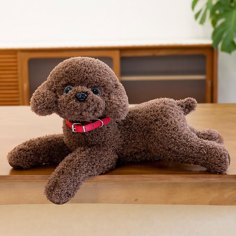 Teddy Hoodie Dog Plush Toy Cute Cartoon Collar Animal Doll Girl Birthday Gift