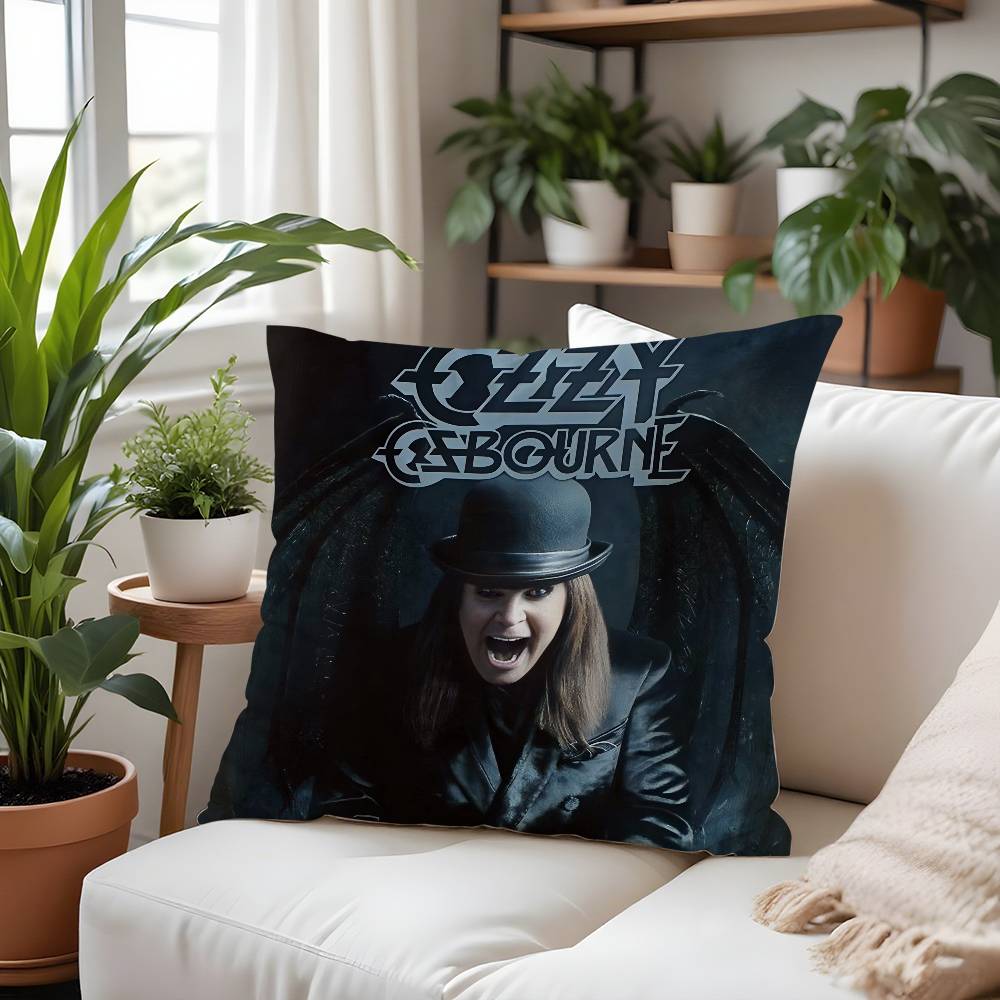 Подушка Singer-O-Ozzy Osbournes Плюшевая Ткань Мягкая Наволочка Двусторонняя Печать Чехол для Подушки Бытовые Подарки