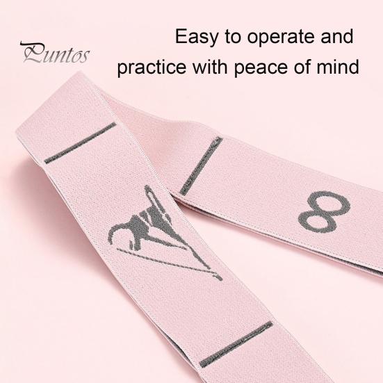 Ремень для растяжки йоги с 11 петлями, физиотерапия, пилатес, балет, танец, растяжка для ног, эластичная лента для домашнего спортзала, тренировка, эспандер