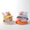 Cartoon Lion Baby Children Sun Visor Hat Sun Protection Boys Girls Mesh Basin Caps  Summer