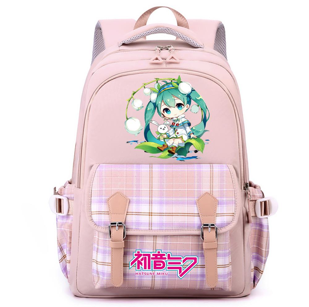 Аниме Хатсуне Мику с принтом, рюкзак большой емкости для подростка, студента, девочки, мальчика, школьная сумка, сумка для книг, женская, водонепроницаемая, дорожная сумка, рюкзак, подарок