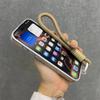 Роскошный бархатный модный чехол Ins для iPhone 16 Plus 15 14 13 12 Pro Max 11, противоударный шелковый фланелевый чехол для ремешка