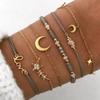 6pcs/set Boho Style Bracelet Star Moon Bracelet
