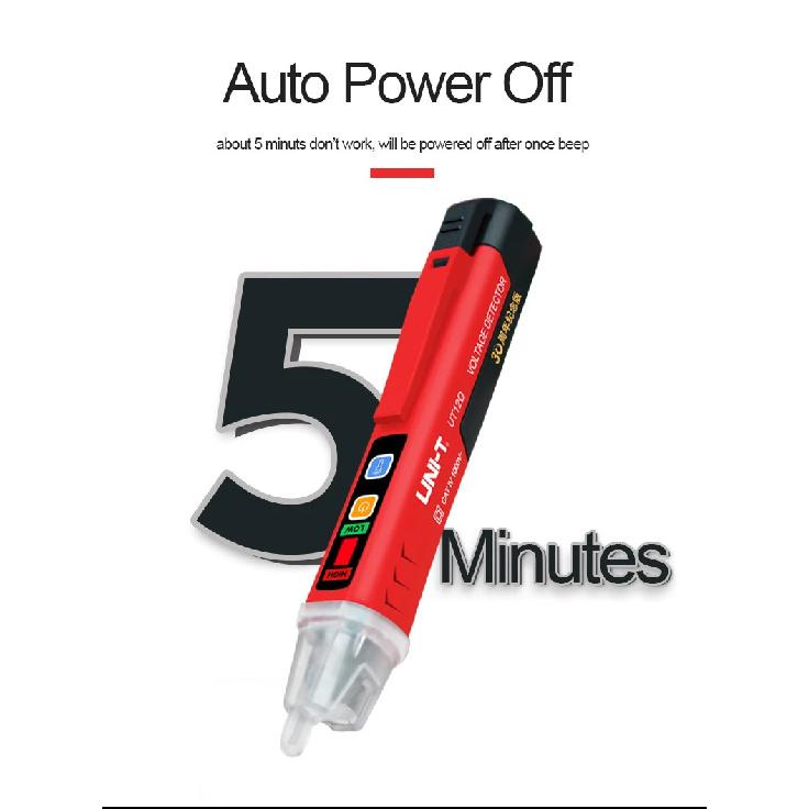 UNI-T Non-Contact Voltage Detector Pen, High-Low Dual Mode 1000V Portable Electric Volt Tester Pencil for Home & Electrician Use