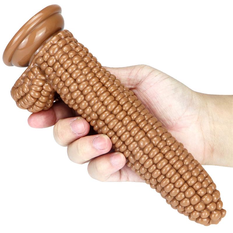 Кукурузный пенис, анальная пробка, растительный пенис, имитация большого фаллоимитатора, товары для взрослых, женское устройство для мастурбации, секс-товары для взрослых