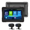 5 Inch Motorcycle DVR GPS Navigation Wireless CarPlay Moto Android Auto Portable Digital Dashboard Display Screen Monitor