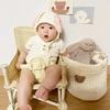 Ведро для хранения «Медведь» Бежевая хлопковая корзина для хранения Сумка для подгузников Большой вместимости Хлопковый контейнер для хранения для дома Детская комната