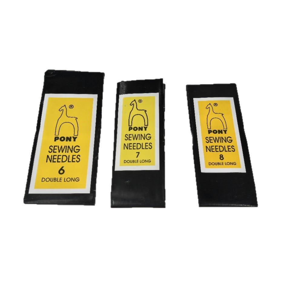 PONY India Extra Long Иголки для ручного шитья и вышивания марки Deer Brand