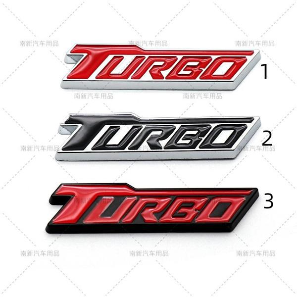 2 шт./лот 3D металлическая эмблема автомобиля TURBO, авто значок, задний багажник, именная табличка, наклейки на боковое крыло, наклейка