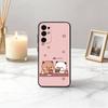 Смешной семейный чехол для телефона B-BUBU D-DUDU-es для Samsung S25, S24, S21, S22, S23, S30, Ultra, S20, Plus, Fe, Lite, Note, 10, Черный чехол