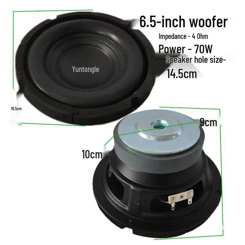 Полнодиапазонный средне-низкочастотный динамик с алюминиевой рамой, от 3 до 12 дюймов