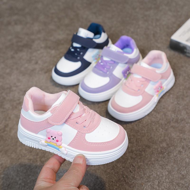 Breathable Cartoon Canvas Walking Shoes for Toddlers - Wear-Resistant, Low-Top Sports Shoes for Girls & Boys