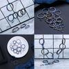 10~32mm Titanium Alloy Camping Travel Goods EDC Keychain Portable Holder Key Ring Keyring Buckle