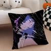 Anime Kon Satoshi PPerfect BBlue Cushion Cover Throw Pillow Cover Hidden Button Durable Polyester Chair Cushion