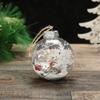 Transparent Christmas Pendant Ball Round Christmas Tree Decorative  Festival