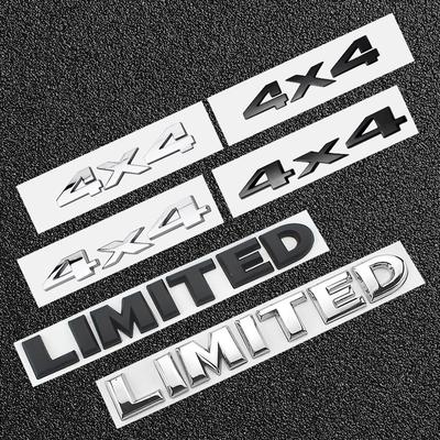 3D металлические наклейки на багажник автомобиля для 4X4 Limited Letters Emblem Logo Grand Cherokee Compass Renegade 2006 2011 Аксессуары