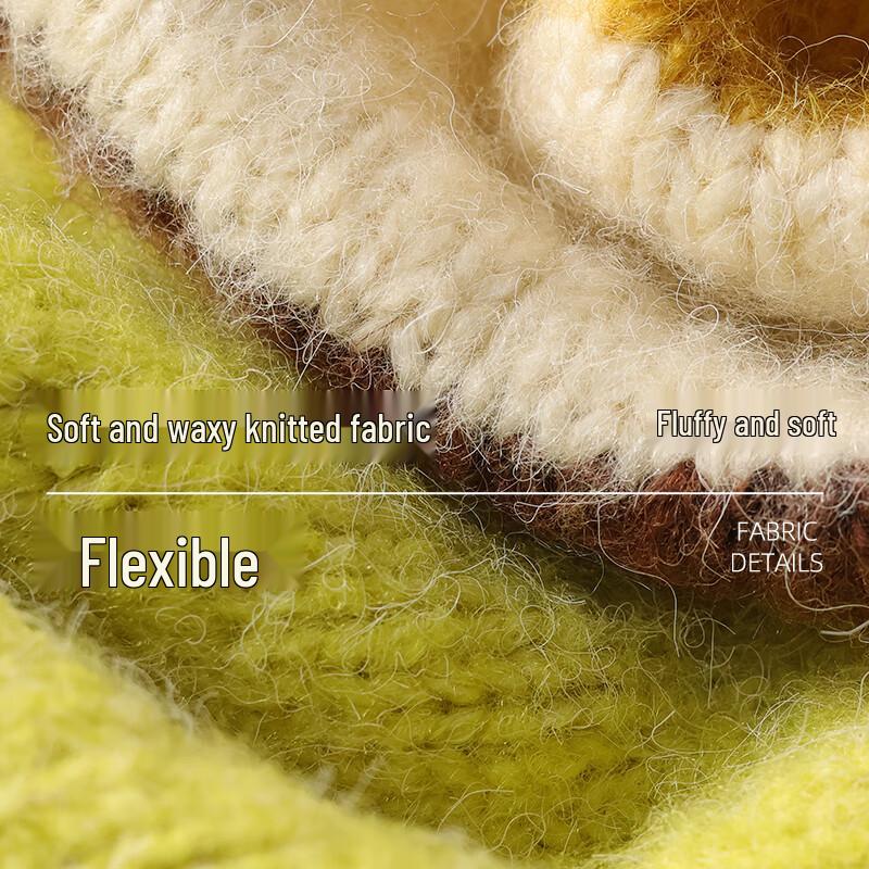 VICTORIA&VERA Женский зимний вязаный свитер с цветными блоками