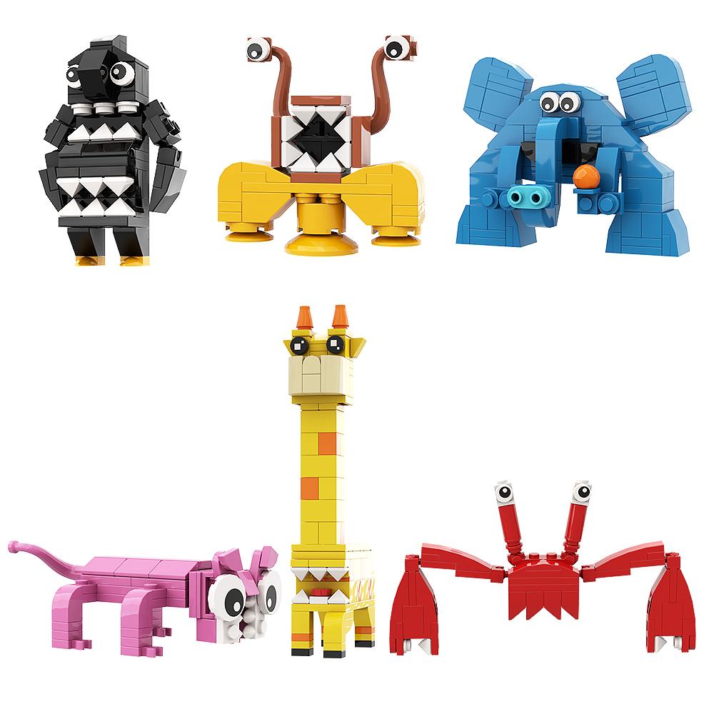 Gobricks MOC Сад БанБан Все Персонажи Набор Фигурок Строительные Блоки Образовательные Игрушки Ужастик Jumbo Josh Кирпичики Подарок для Детей