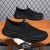 Shoes men's shoes are breathable and non-smelly, net shoes solid color versatile casual shoes men's shoes one pedal dad shoes lazy shoes