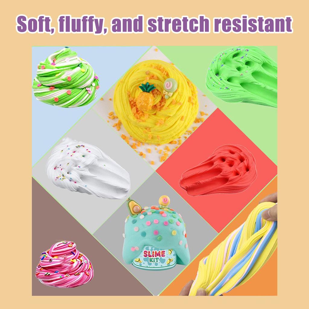 Slim Suit Lamian Noodles Mud Детские игрушки Cotton Mud Butter Mud ПластилинМатериалы чистые и устойчивы к растяжению1 комплект