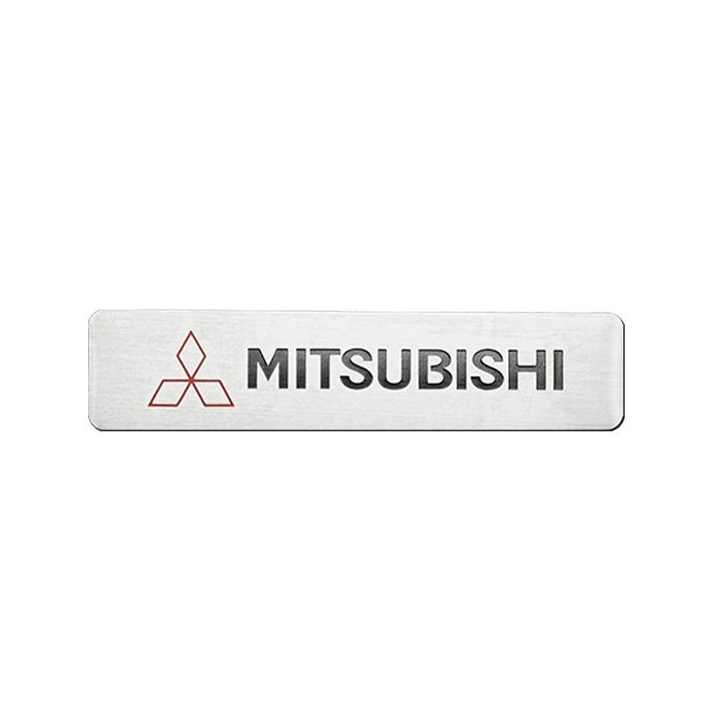 For Mitsubishi Ralliart Lancer 10 9 EX Outlander ASX L200 3D Aluminum Car Stickers Emblem Body Rear Trunk Tail Decal Accessories