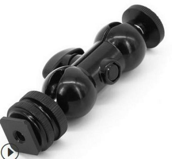 Double-Headed Magic Arm Bracket with Flash Clamp