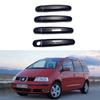 Carbon Fiber Pattern Door Handle and Bowl Decor for 96-09 SEAT Alhambra 7M