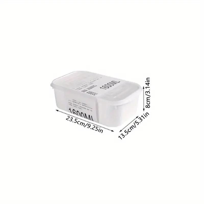 Kitchen Refrigerator Crisper With Scale Frozen Meat Packaging Food Grade Fruit And Vegetable Bento Storage Lunch Boxes Japanes