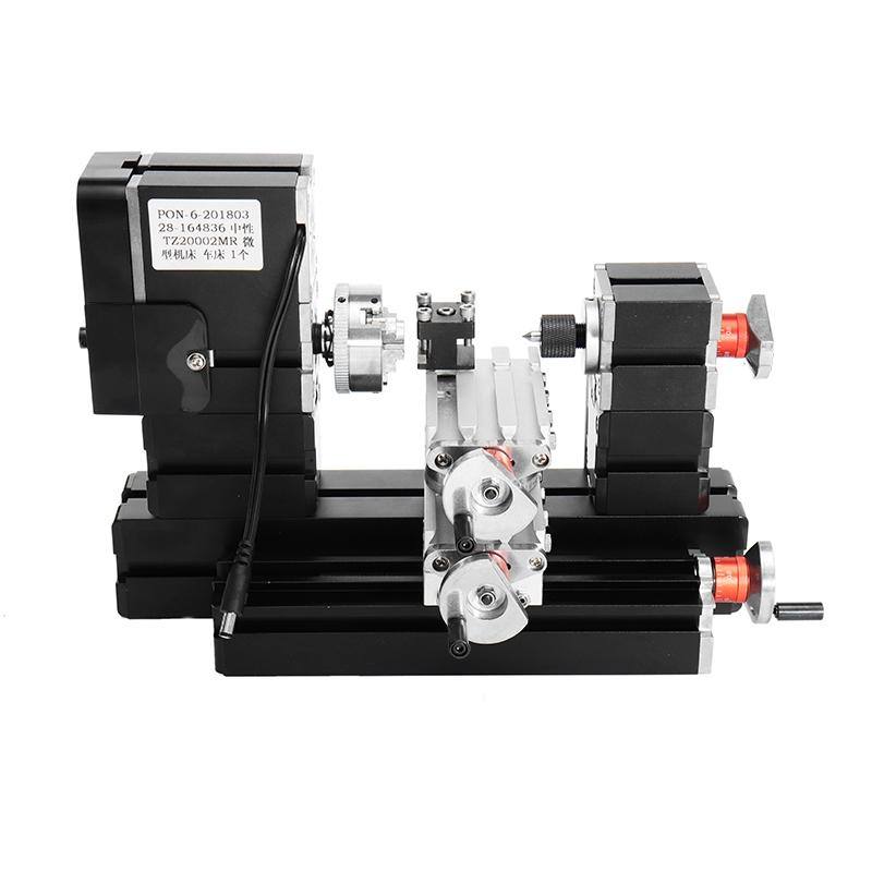 Мини-вращающийся токарный станок по металлу, 12 В постоянного тока, 60 Вт, 12000 об/мин, DIY, токарный станок по дереву, токарный станок по дереву, набор инструментов для изготовления моделей, фрезерный станок