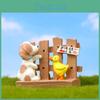 Cartoon Fence Cute Duck Dog Mini Model Ornament For Home And Garden Decoration