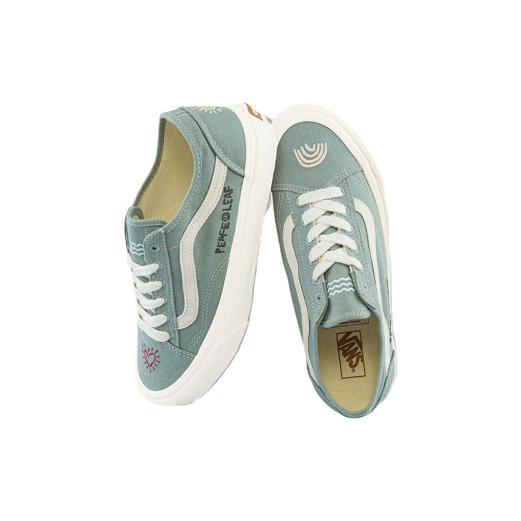 Vans Old Skool Зауженные Низкие Кеды для Скейтбординга Унисекс Кроссовки Зеленые VN0A54F4AST