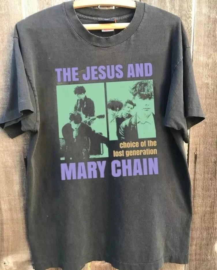 The Jesus And Mary Chain Charcoal Unisex Tshirt Reprint S3XL Gift For Fans
