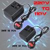 AC 110V/120V 50Hz/60Hz Преобразователь напряжения Конвертер Дорожный адаптер питания Вилка Великобритании Черный 200Вт / 300Вт